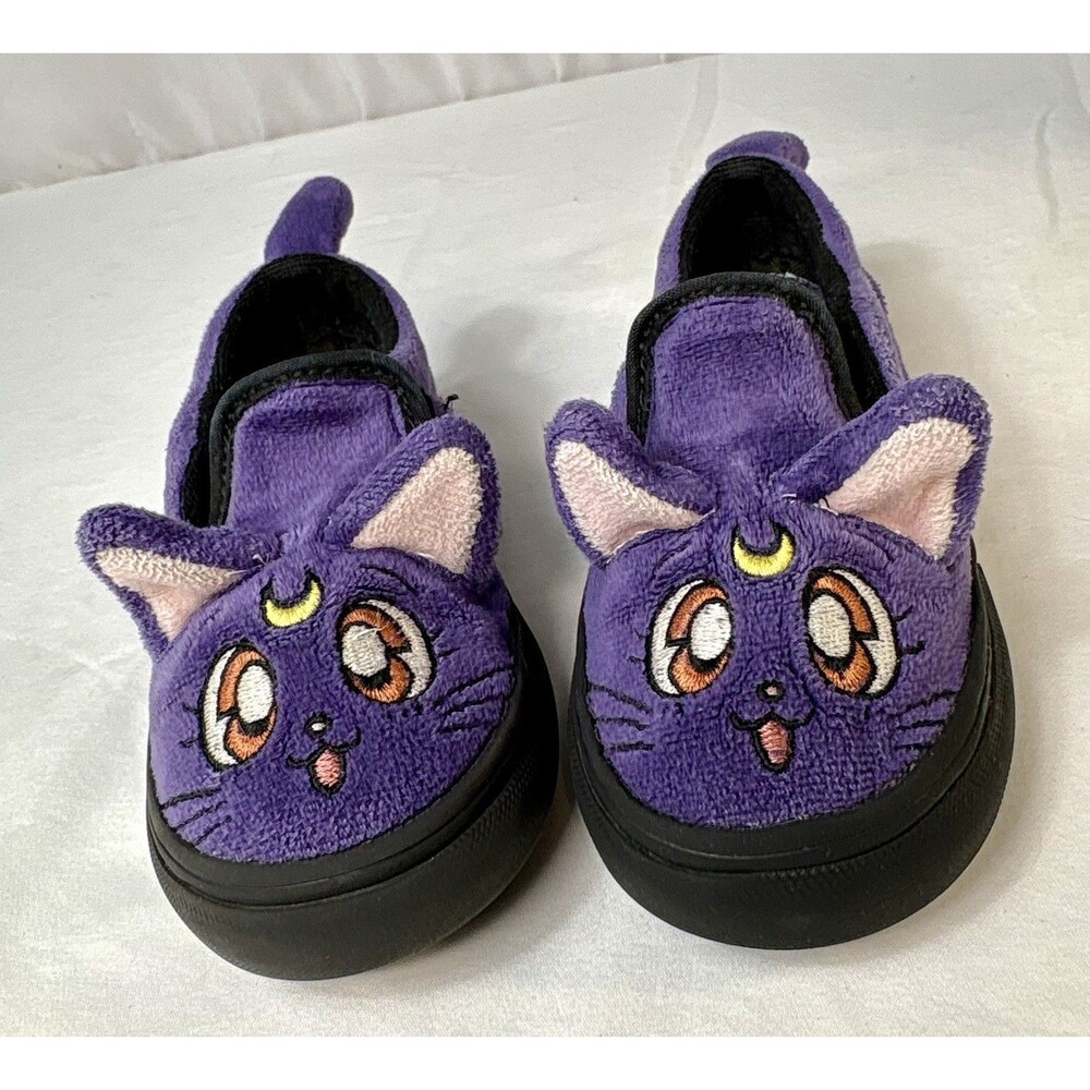 Vans  x Pretty Guardian Sailor Moon Slip-On "Luna" Toddler & Kids Sneakers 8.5